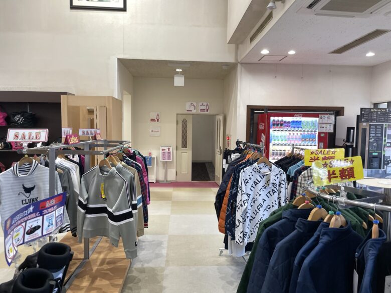 Women's locker area