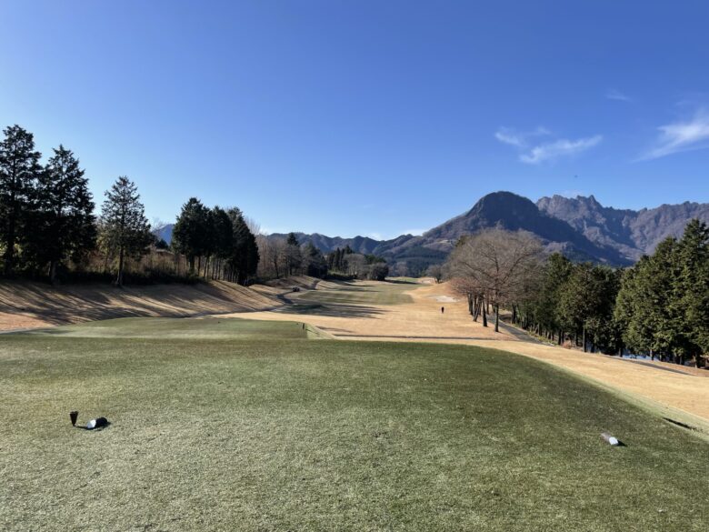 Hole 1 tee shot view