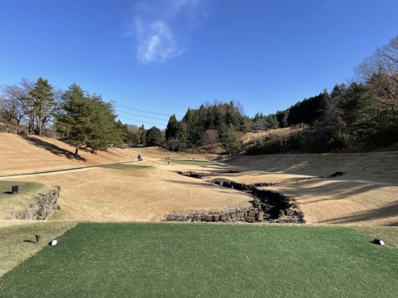 Hole 2 tee shot view