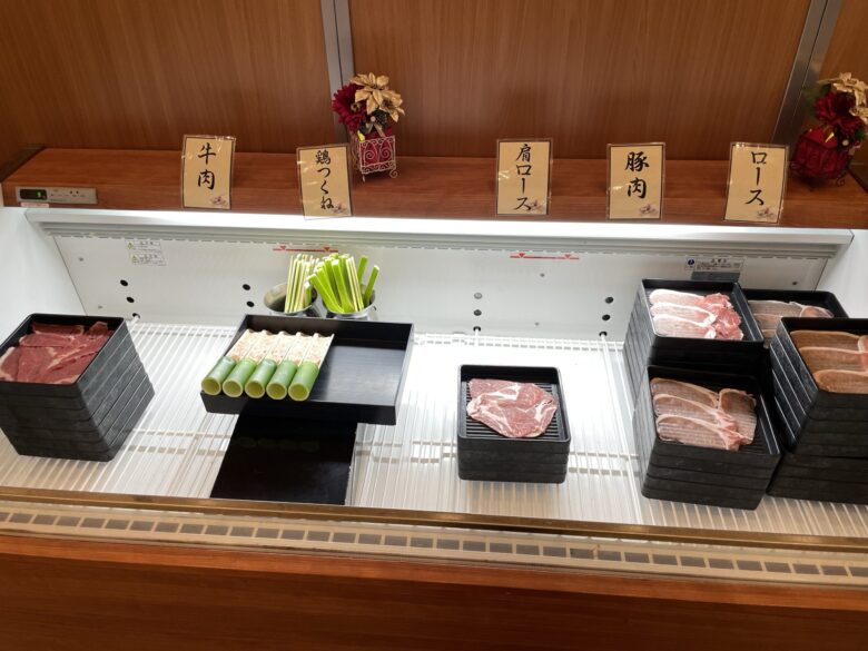 Meat selection for shabu-shabu