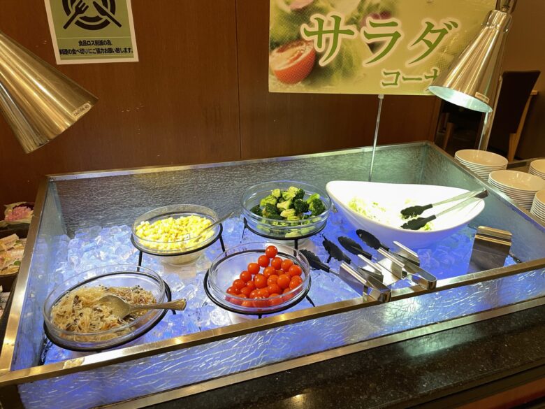 Shabu-shabu buffet dinner spread