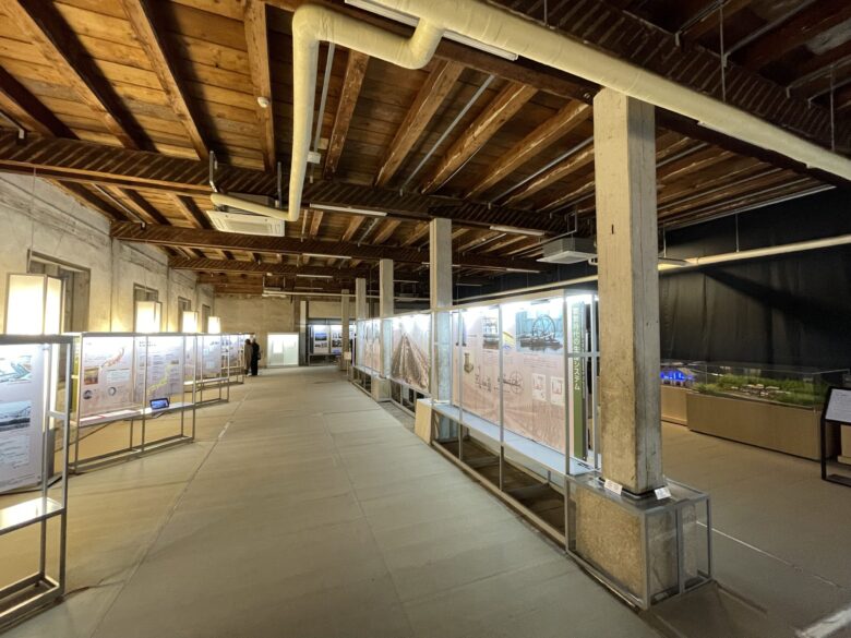 Exhibition space inside the East Storehouse