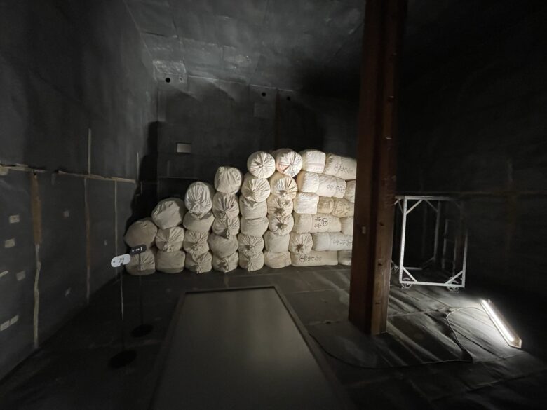 Cocoon storage area on the 2nd floor
