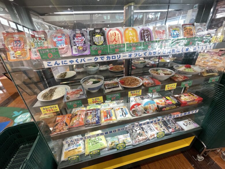 Zero-sugar, zero-calorie konnyaku products
