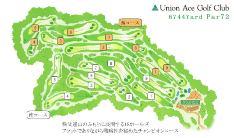 Full 18-hole course layout map