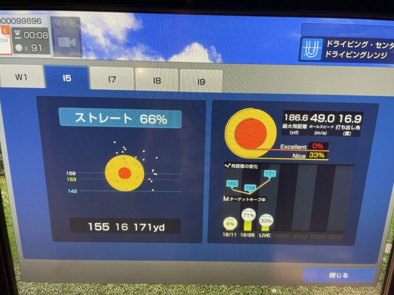 Golf simulator screen
