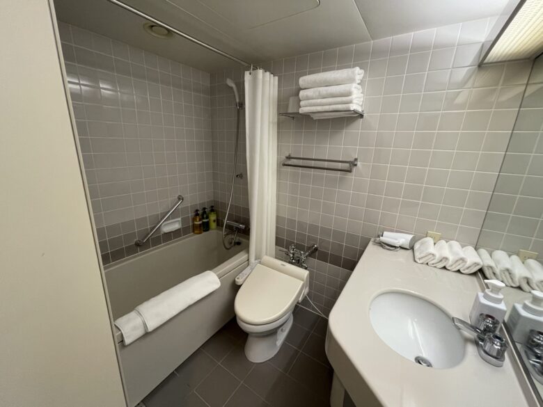 Bathroom and sink unit