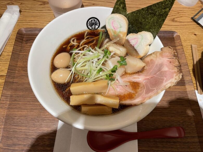 Scallop shoyu ramen
