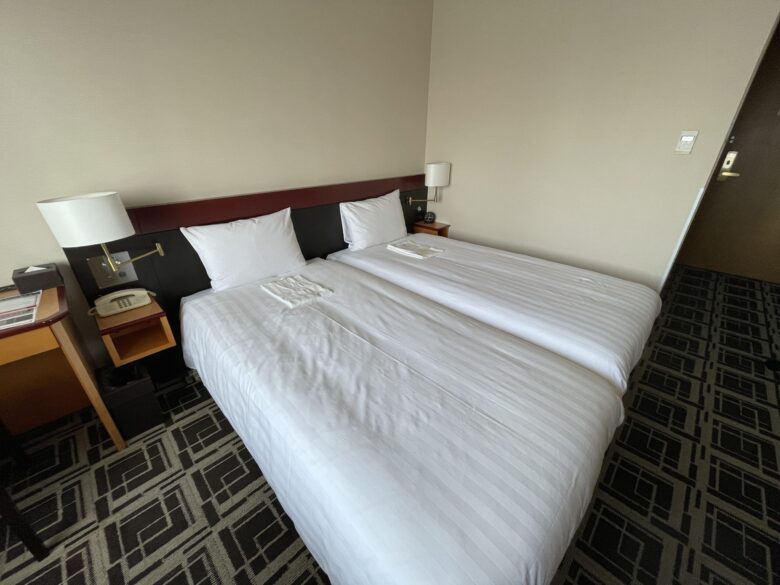 Beds with robes
