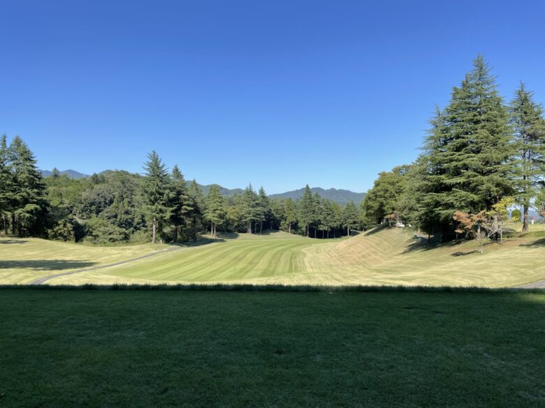 West hole 5 tee shot view