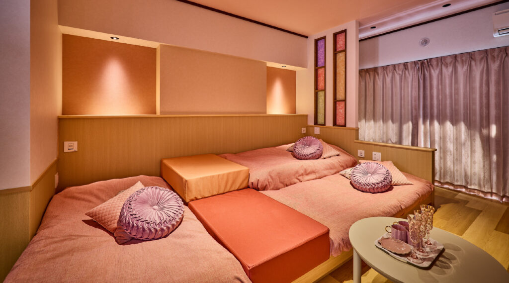 箱根 ホテル ベッド 3人部屋
