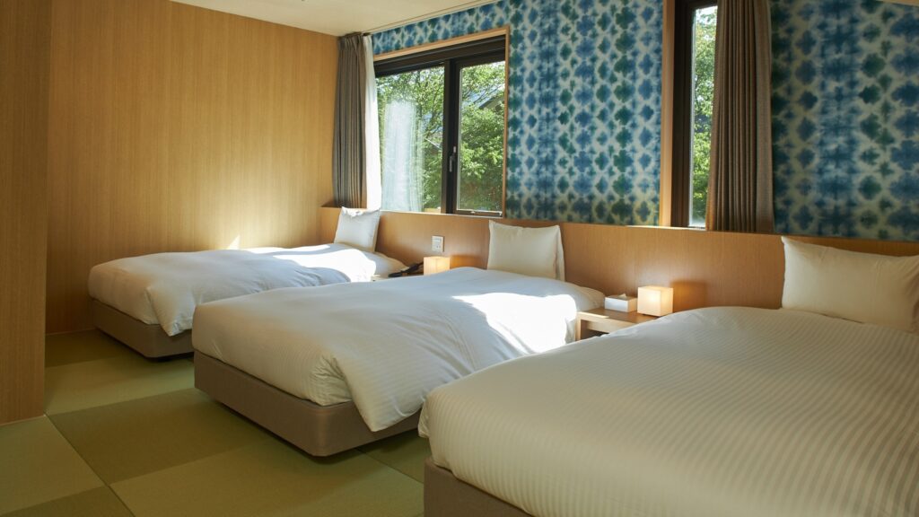 箱根 ホテル ベッド 3人部屋