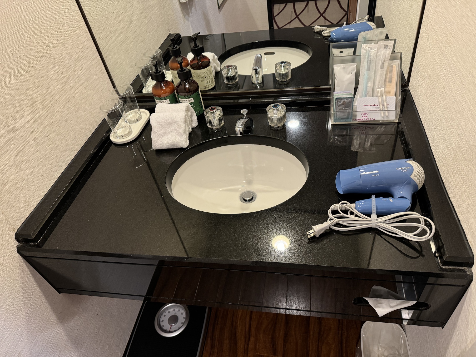 ANAクラウンプラザホテル大阪 洗面台