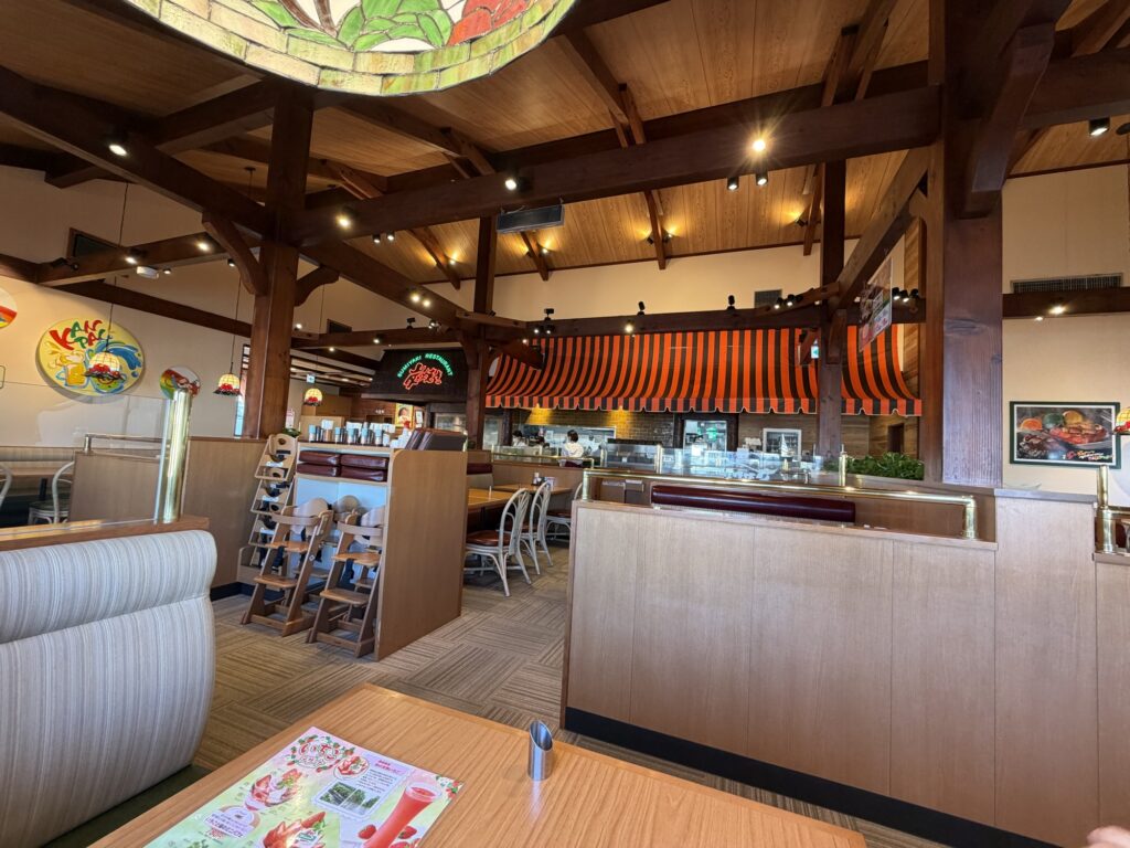 さわやかハンバーグ　店内の様子