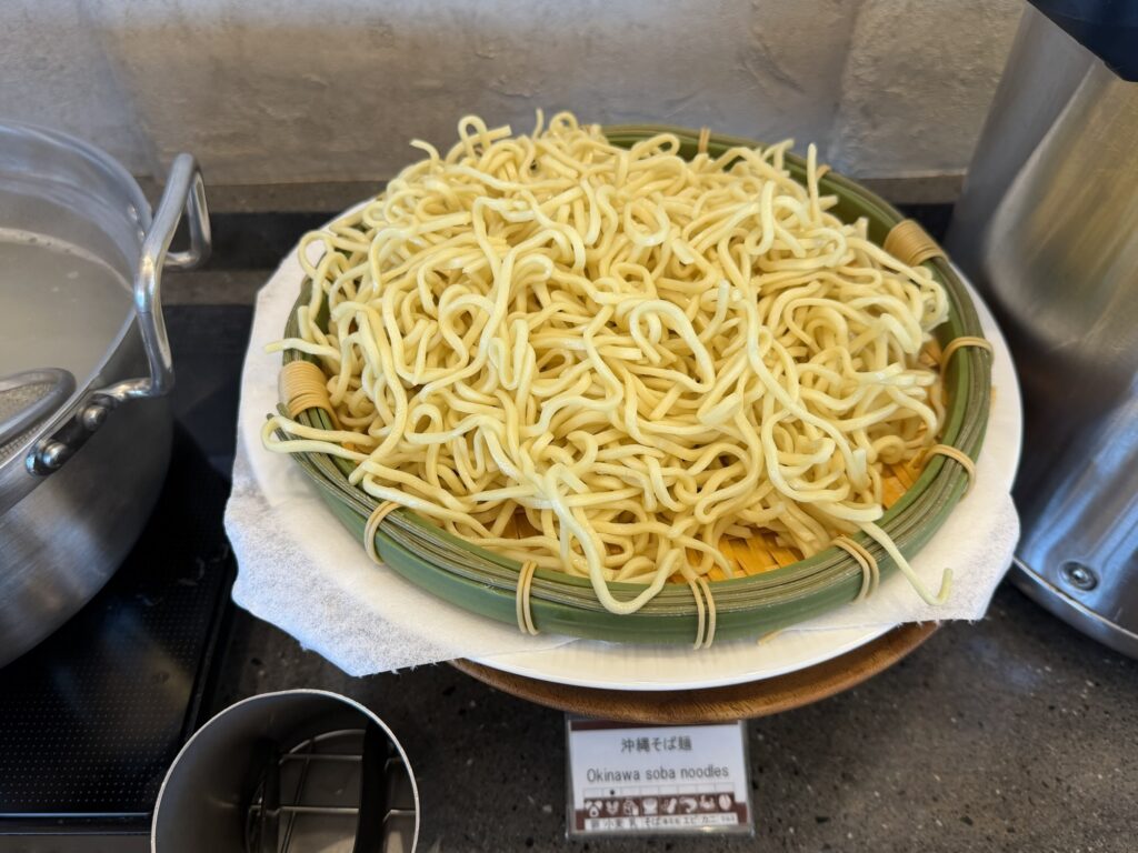 さっぱりとした麺料理