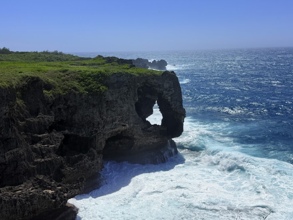 Manzamo cliffs near the hotel