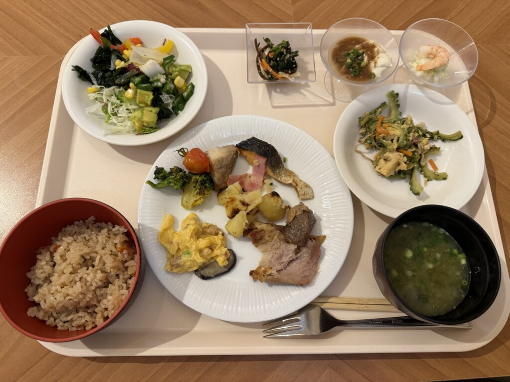 マーセンの朝食ブッフェの料理