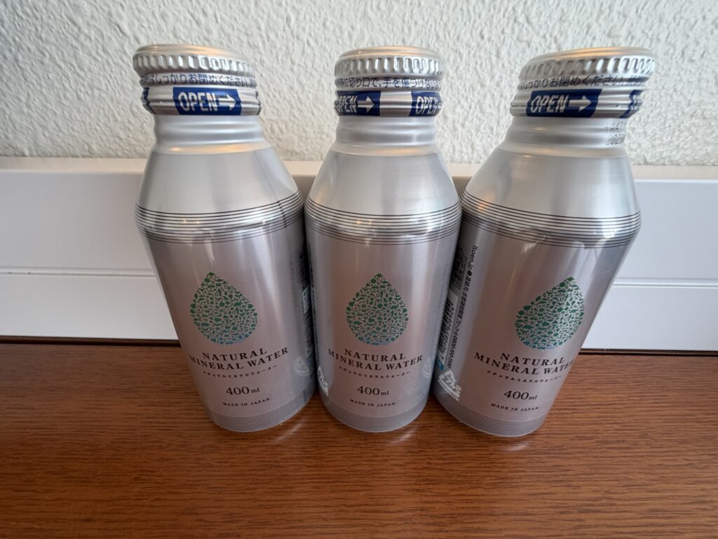 Bottled mineral water