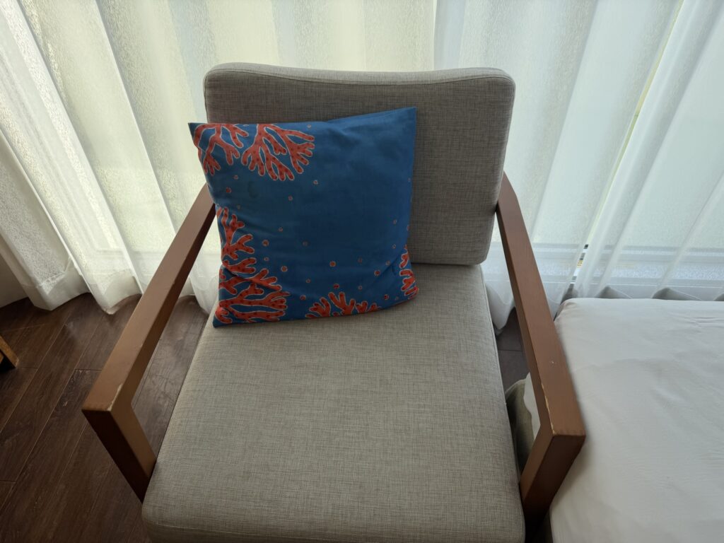Armchair by the window