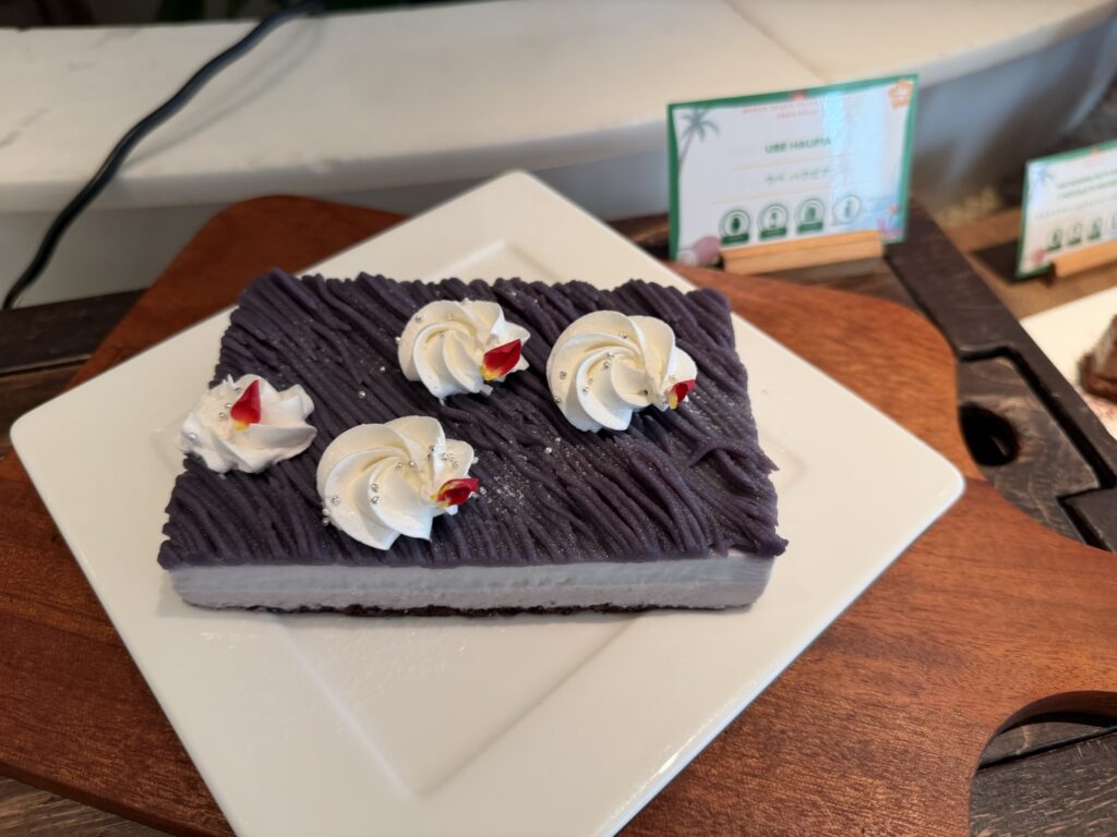 Purple sweet potato cake