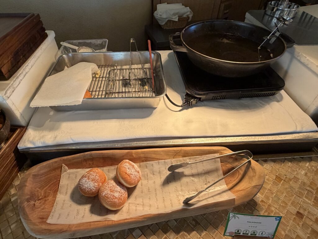 Live kitchen with griddle cooking