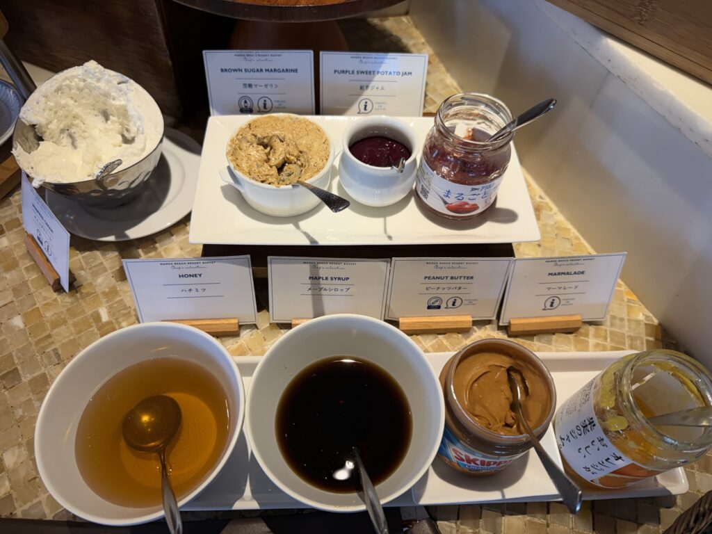 彩り豊かな朝食プレート