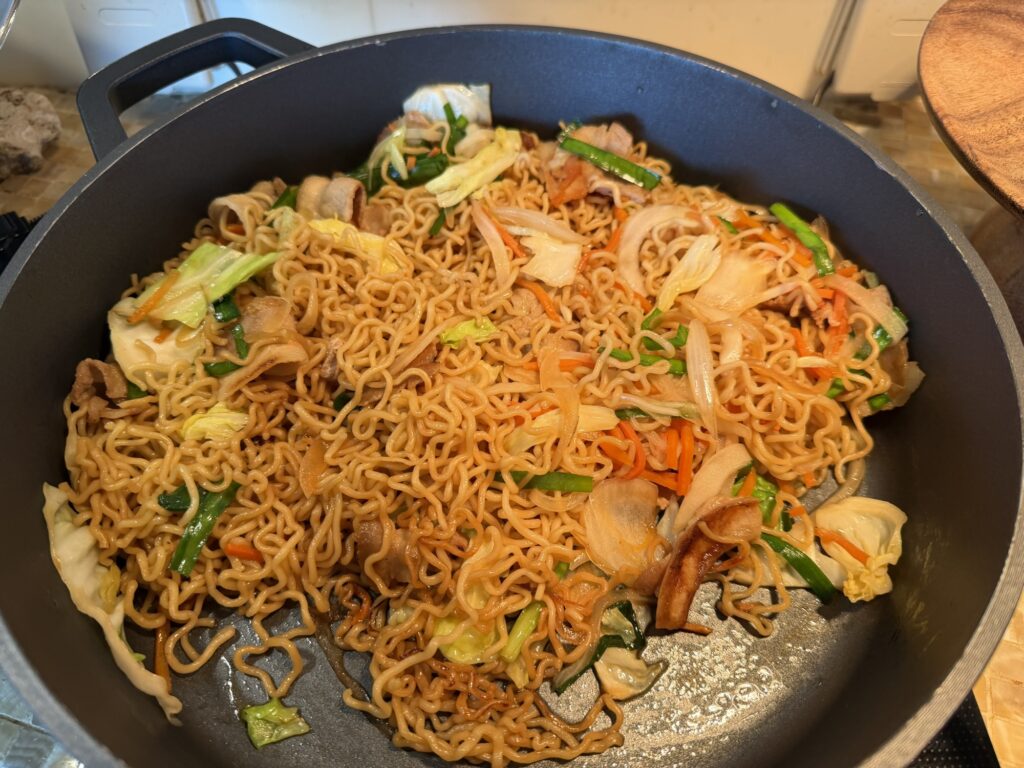 麺類のコーナー
