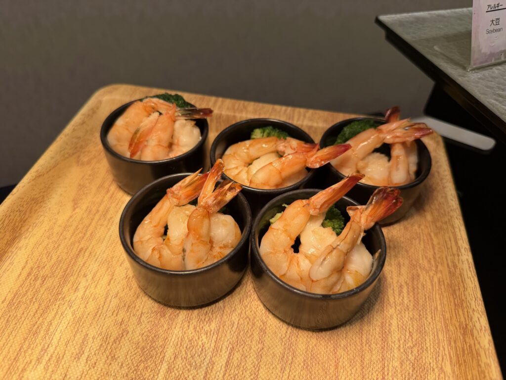 海老の串焼き