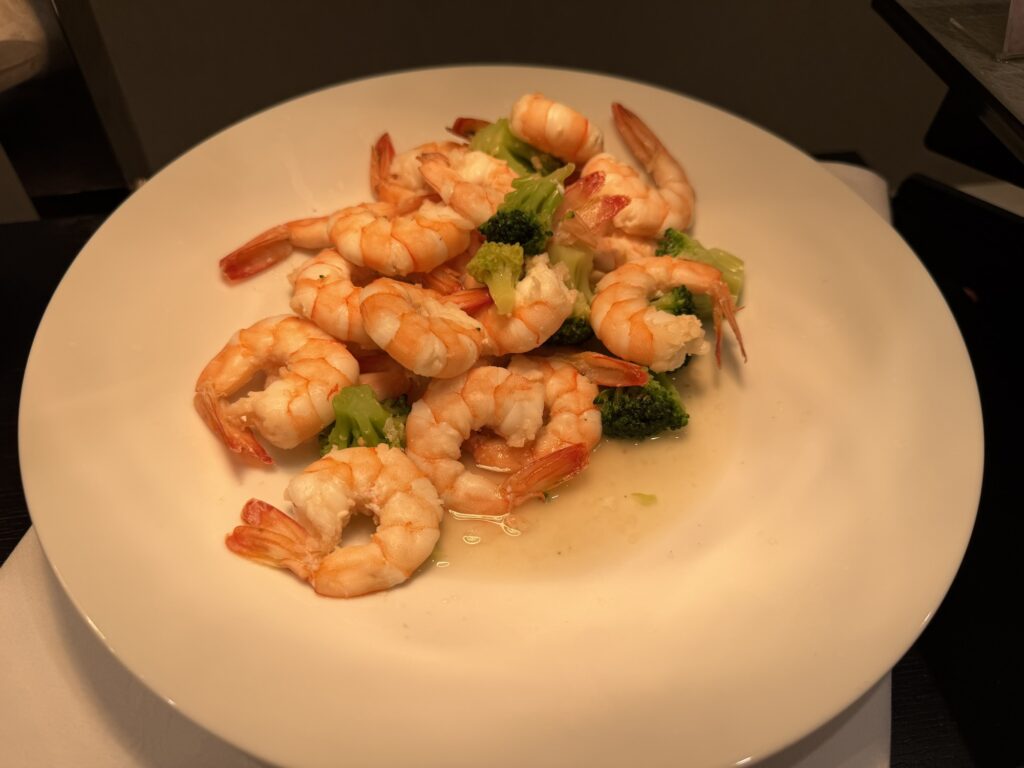海老と彩り野菜の炒め物