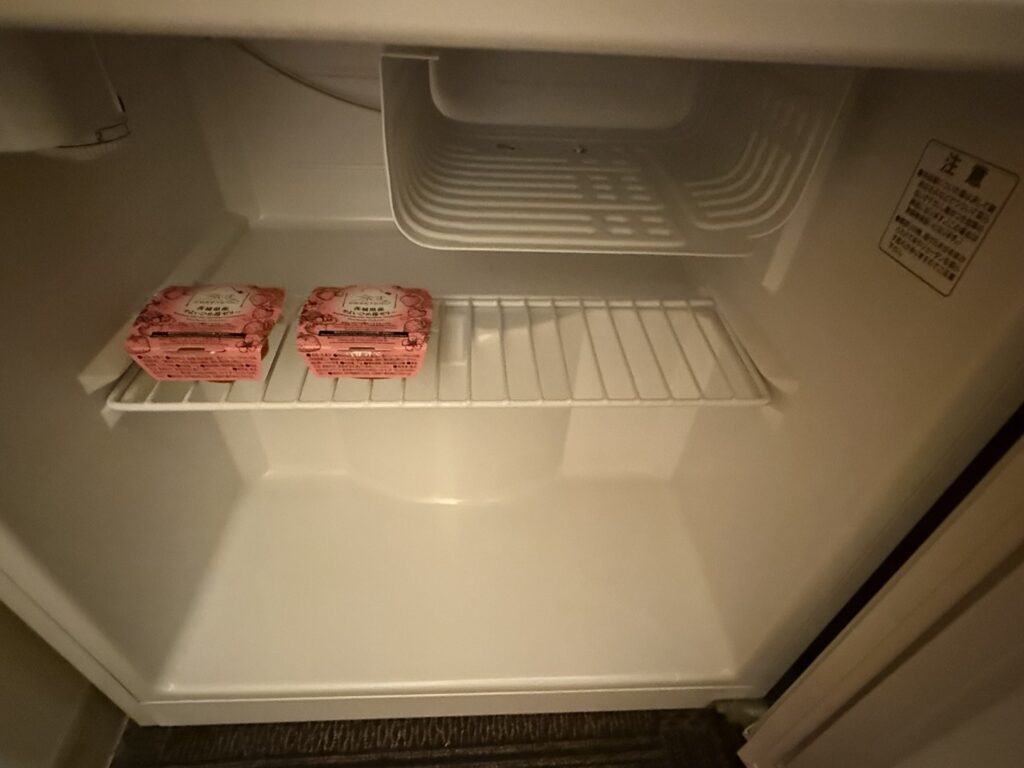客室のミニ冷蔵庫