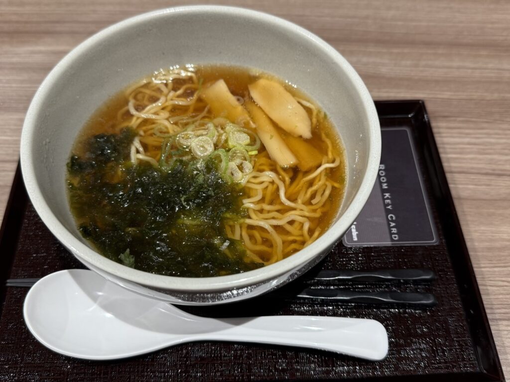 無料サービスの夜鳴きそば