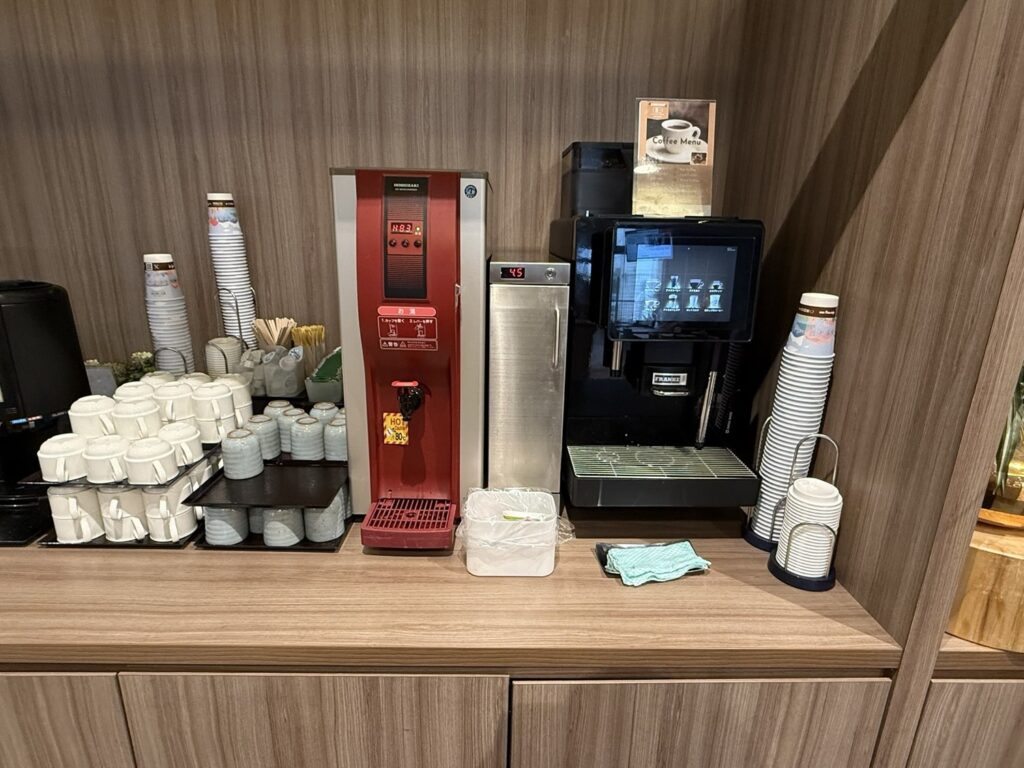 食後のコーヒーコーナー