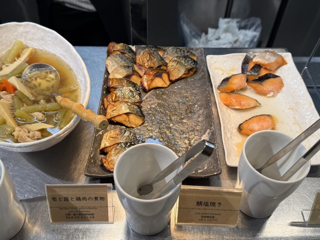 グリル野菜や焼き魚