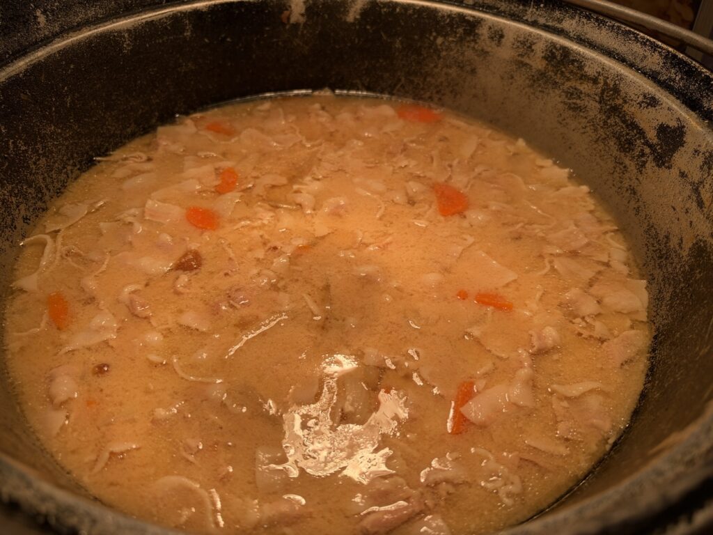 酒粕入り豚汁の鍋