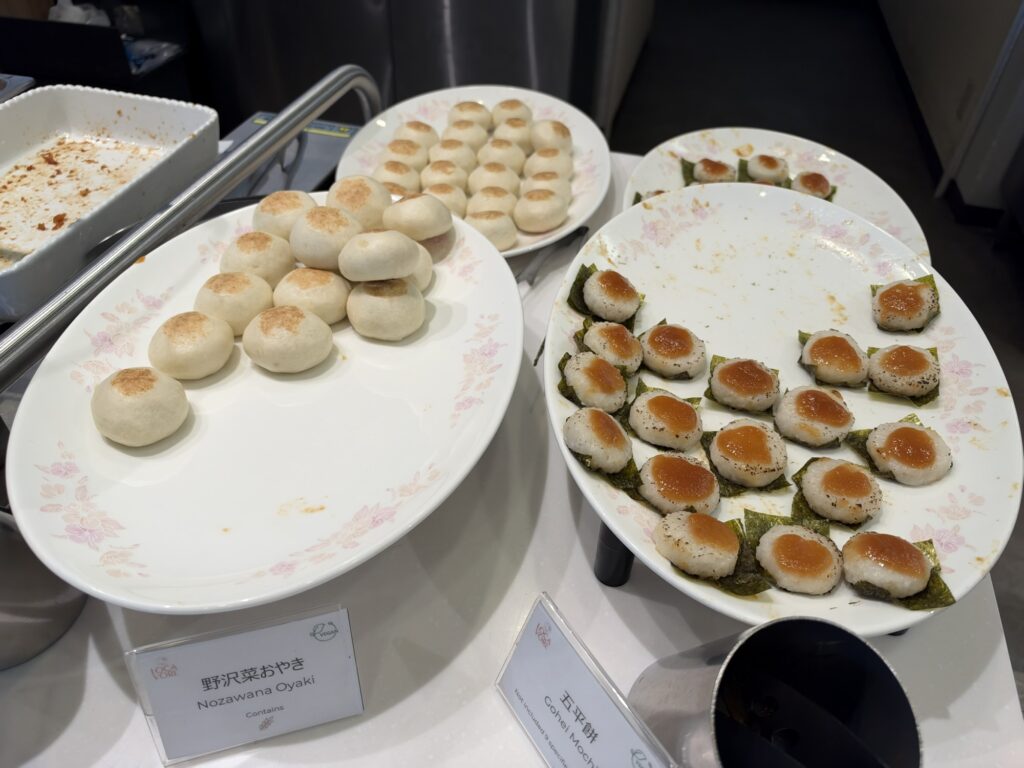 メルキュール長野松代リゾート&スパの朝食ビュッフェの小さなお寿司