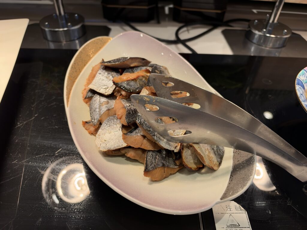 メルキュール長野松代リゾート&スパの朝食の焼き鮭
