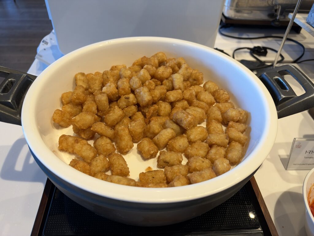 メルキュール長野松代リゾート&スパの朝食のポテト