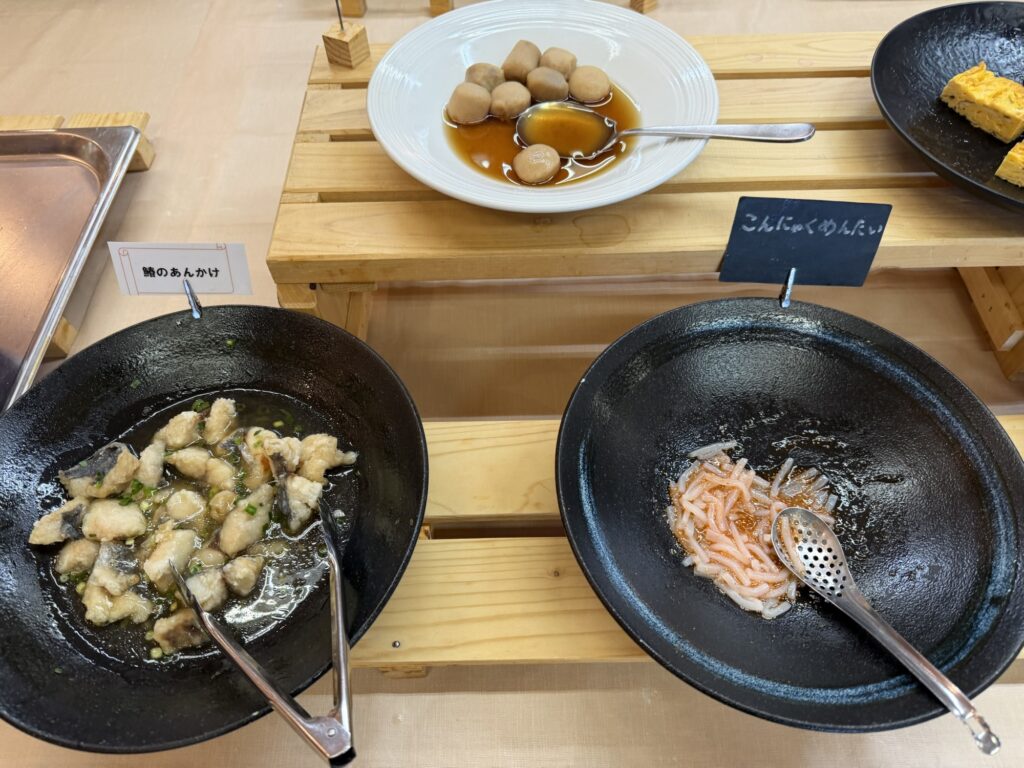 朝食の小鉢